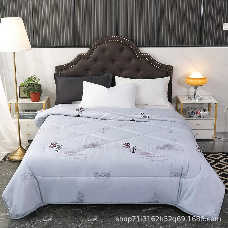 仲景百草被百草蚕丝被燕窝被虫草沉香散高被会销旅销导电评点被子