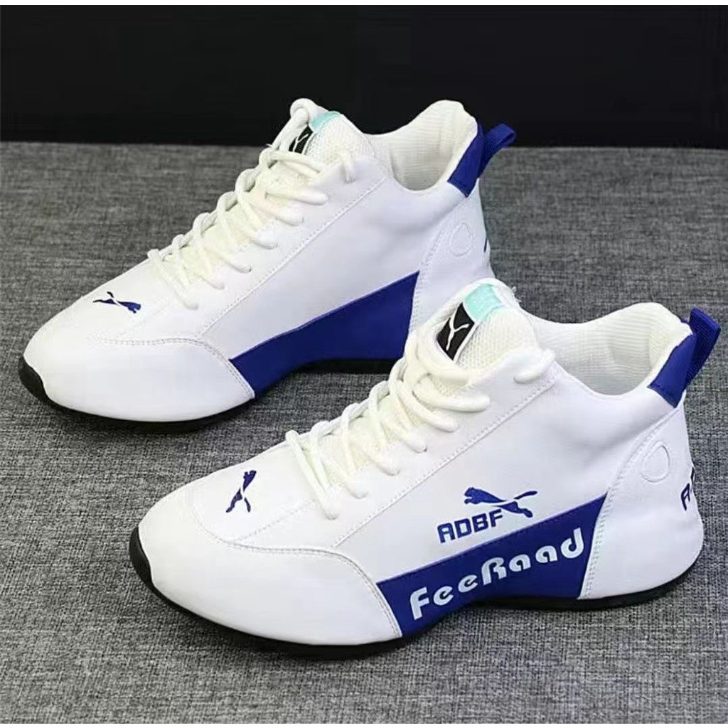 ~廖小哲的店鋪~ 2022春秋網紅增高平底潮流包底透氣情侶小白鞋休閒男女同款運動鞋 B